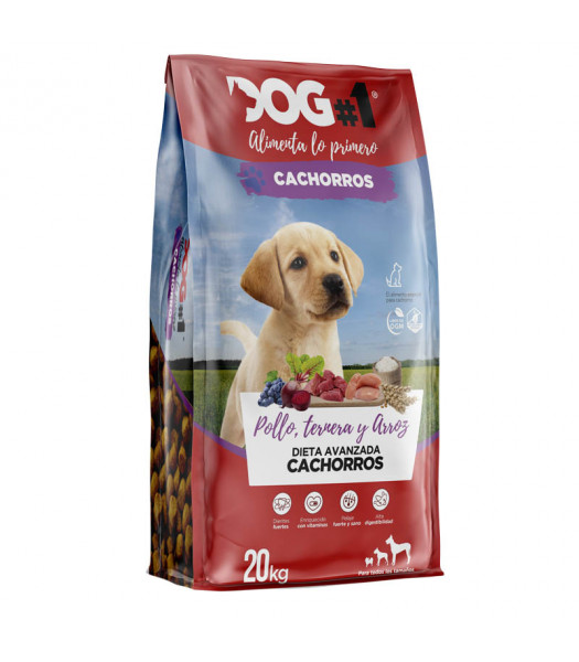 Dog1 Puppy cachorros pollo y ternera 20 kg